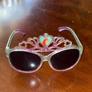 Disney Ariel Glitter Tiara Sunglasses - Pink, Purple, Black